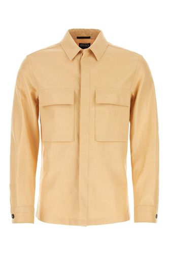 Zegna Collared Button-up Shirt - Zegna - Modalova