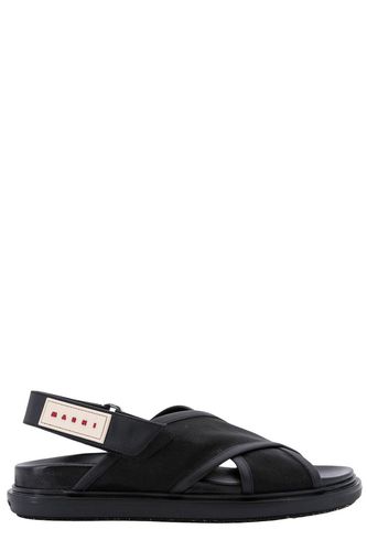 Marni Logo Patch Crossover Sandals - Marni - Modalova