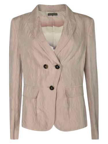 Double-breast Patched Pocket Blazer - Giorgio Armani - Modalova