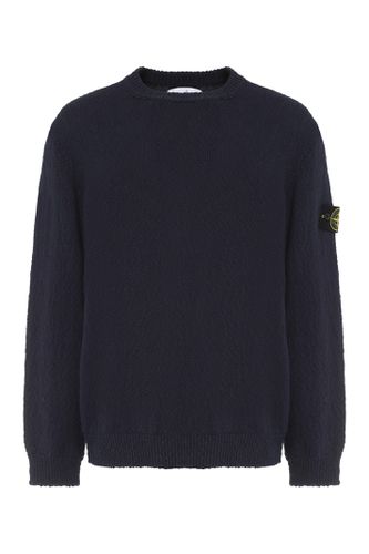 Cotton Blend Crew-neck Sweater - Stone Island - Modalova