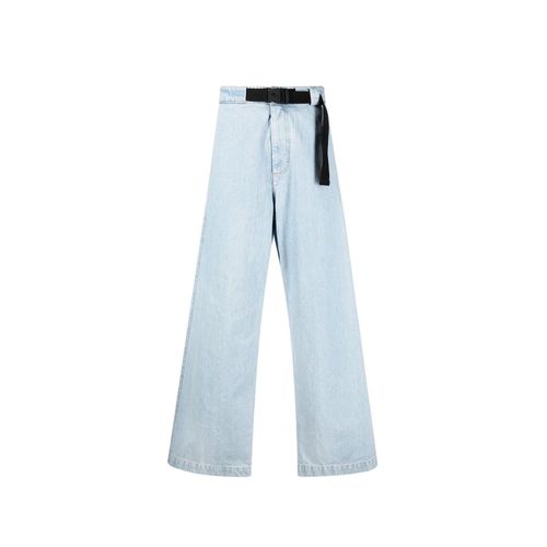 Moncler Belted Denim Jeans - Moncler - Modalova