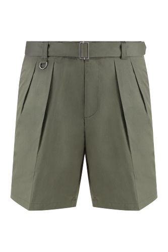 Cotton Blend Bermuda Shorts - Paolo Pecora - Modalova