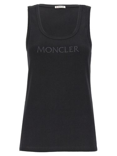 Moncler Logo Embroidery Tank Top - Moncler - Modalova