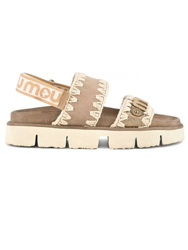 Bio Sandal Back Strap Suede & Leather - Mou - Modalova