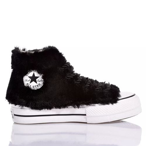 Converse Platform Fluffy Black - Mimanera - Modalova