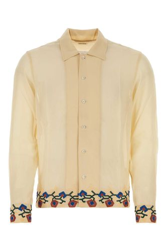 Bode Sand Silk Shirt - Bode - Modalova