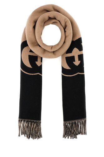 Gucci Two-tone Wool Blend Scarf - Gucci - Modalova