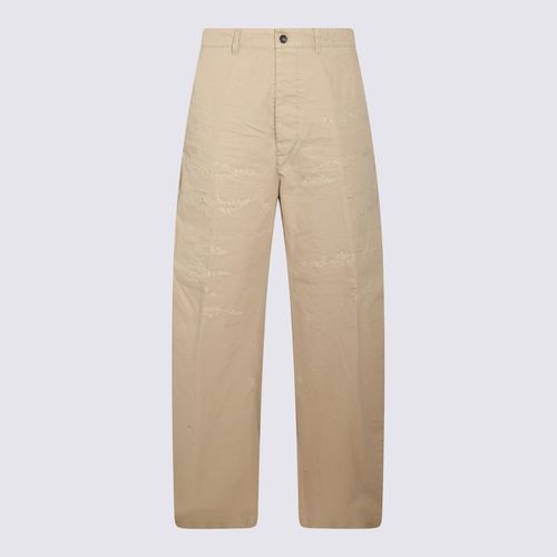 Dsquared2 Beige Cotton Pants - Dsquared2 - Modalova