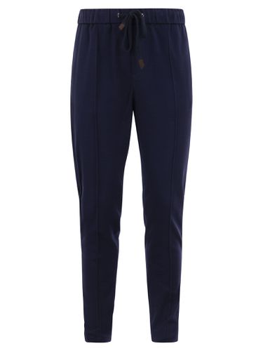 Technical Cotton Jogger Trousers - Peserico - Modalova