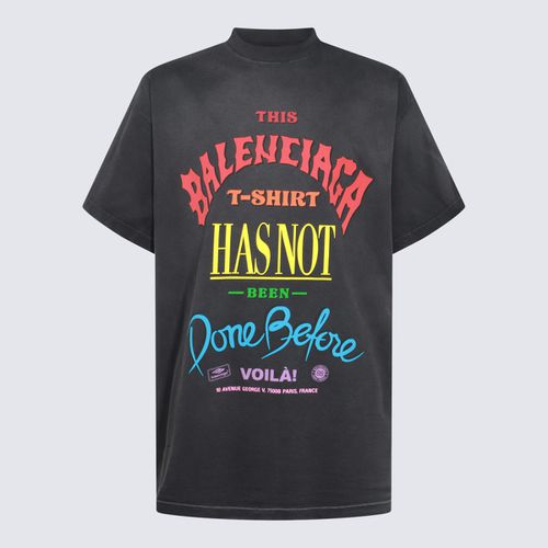 Balenciaga Black Cotton T-shirt - Balenciaga - Modalova