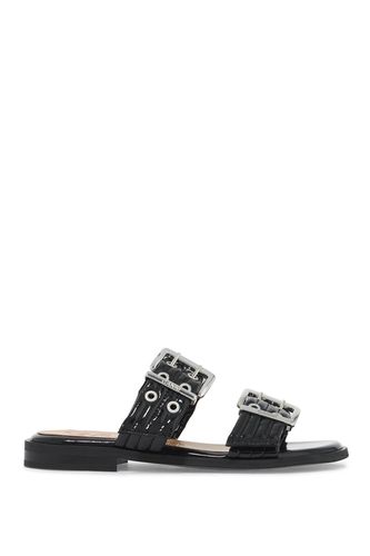 Ganni Sandal With Buckle - Ganni - Modalova