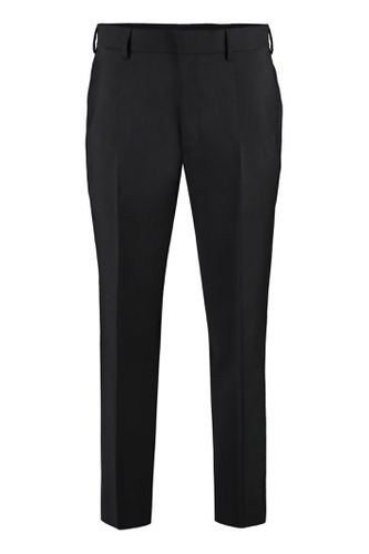 Prada Wool Blend Trousers - Prada - Modalova