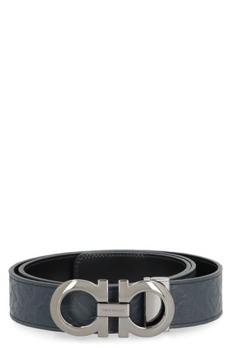 Ferragamo Logo Buckle Leather Belt - Ferragamo - Modalova