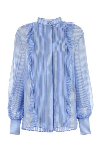 Embroidered Chiffon Shirt - Valentino Garavani - Modalova