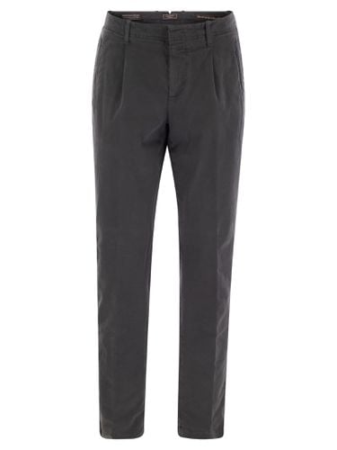 Peserico Cotton Trousers With Darts - Peserico - Modalova