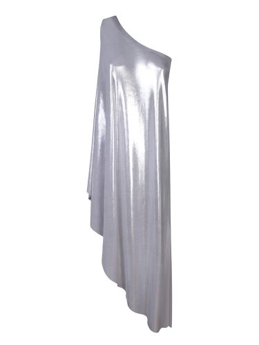 Norma Kamali Diagonal Silver Tunic - Norma Kamali - Modalova