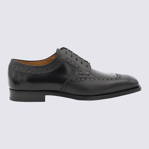 Leather Lace Up Shoes - Ferragamo - Modalova