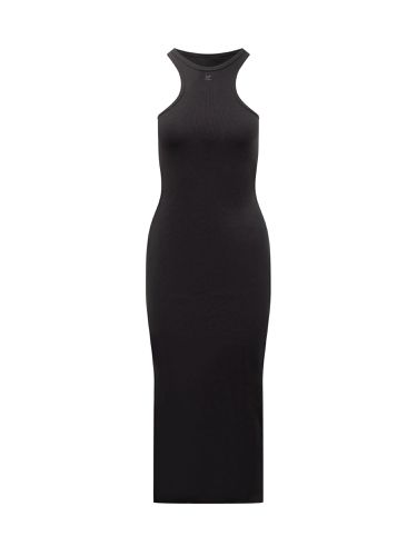 Courrèges Long Scuba Rib Dress - Courrèges - Modalova