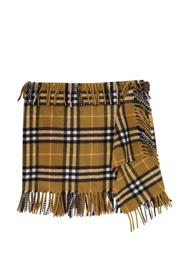 Burberry Beige Wool Skirt - Burberry - Modalova