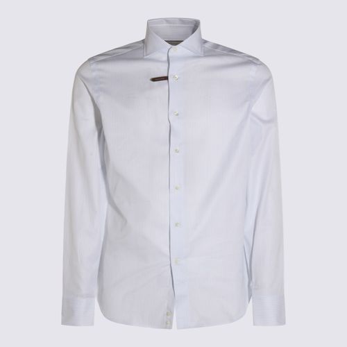 Canali White Cotton Shirt - Canali - Modalova