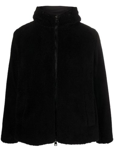 Cotton Felted Hooded Jacket - Herno - Modalova