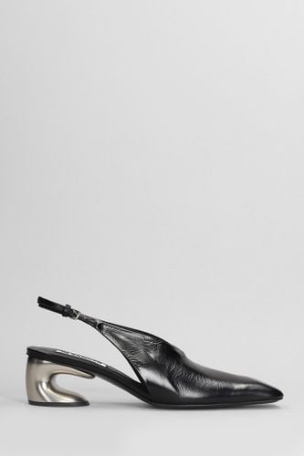 Jil Sander Pumps In Black Leather - Jil Sander - Modalova