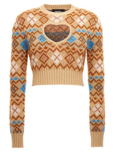 Heart Vintage Shetland Sweater - Dsquared2 - Modalova