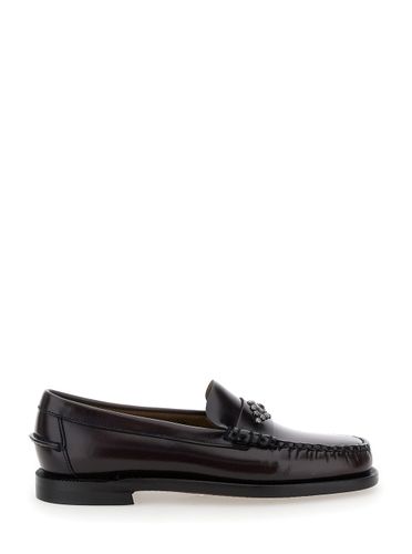 Dan Loafers With Stud Embellishment On The Front In Patent Leather Woman - Sebago - Modalova