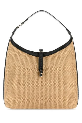 Beige Raffia Marcie Shopping Bag - Chloé - Modalova