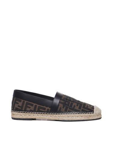 Jacquard Espadrilles With All-over Ff Logo - Fendi - Modalova