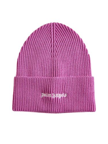 Palm Angels Logoed Beanie Hat - Palm Angels - Modalova