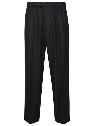 Jil Sander Black Cotton Trousers - Jil Sander - Modalova