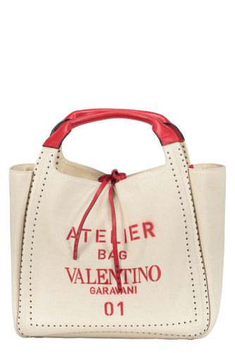 Valentino Garavani Canvas Tote Bag - Valentino Garavani - Modalova