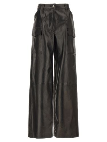 Leather Cargo Pants - Ermanno Scervino - Modalova