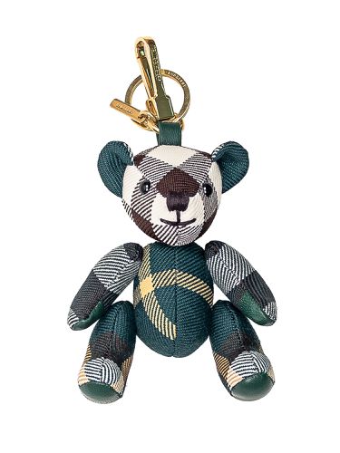 Burberry Bear Checked Keychain - Burberry - Modalova