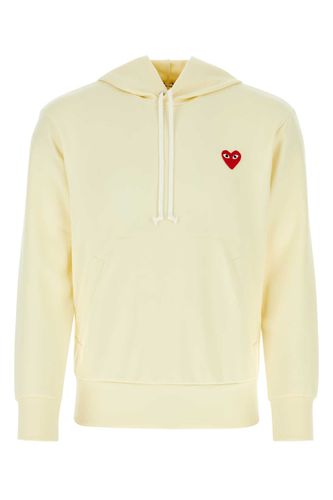 Cream Polyester Sweatshirt - Comme des Garçons Play - Modalova