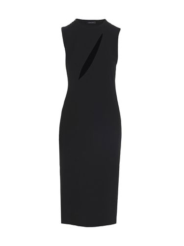 Sleeveless Midi Dress With Cutouts - Versace - Modalova