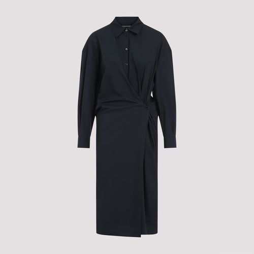 Straight Collar Twisted Dress - Lemaire - Modalova