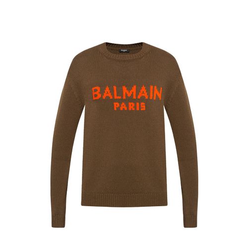 Balmain Wool Logo Sweater - Balmain - Modalova