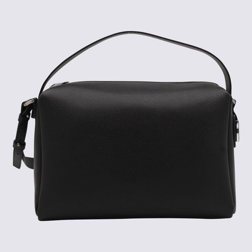 Leather Maxi Camera H Top Handle Bag - Hogan - Modalova