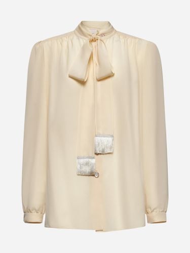 Ivory Crepe De Chine Shirt - Valentino Garavani - Modalova