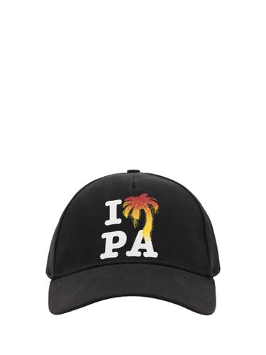 I Love Pa Print Baseball Cap - Palm Angels - Modalova