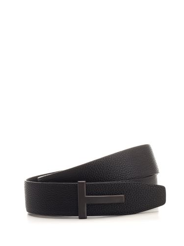 Black t-icon Reversible Belt - Tom Ford - Modalova