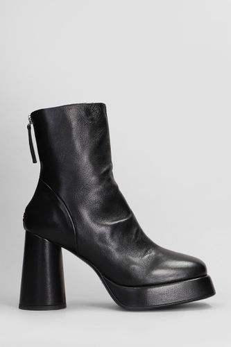 Baron High Heels Boots In Leather - Halmanera - Modalova