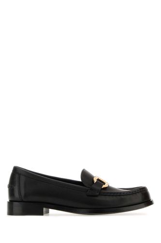 Black Leather Maryan Loafers - Ferragamo - Modalova