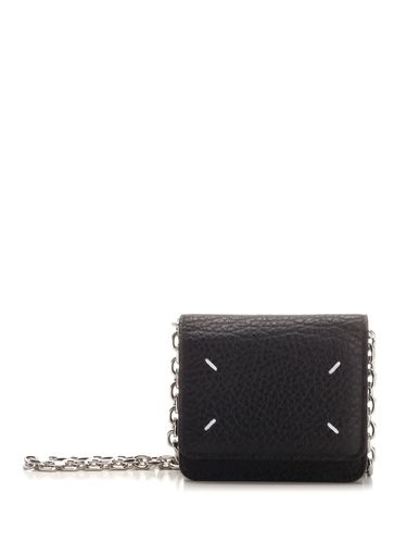 Small Wallet With Chain Shoulder Strap - Maison Margiela - Modalova