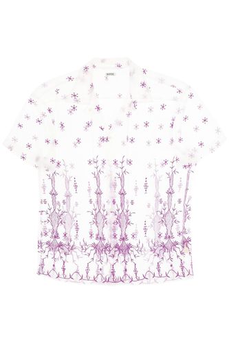 Lavandula Bowling Shirt In Embroidered Tulle - Bode - Modalova