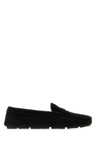 Prada Black Suede Loafers - Prada - Modalova