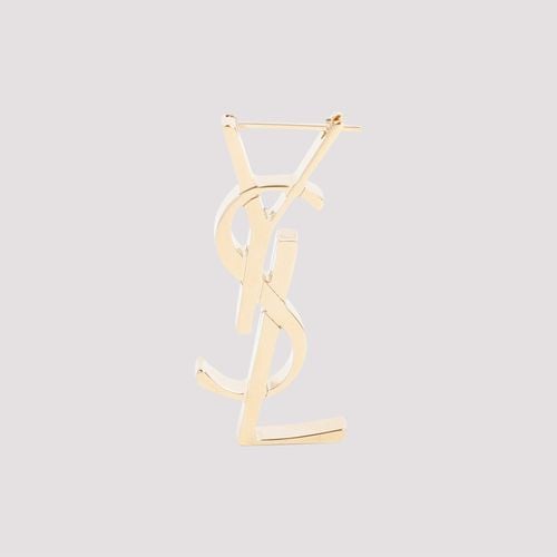 Chunky Monogramme Earring - Saint Laurent - Modalova