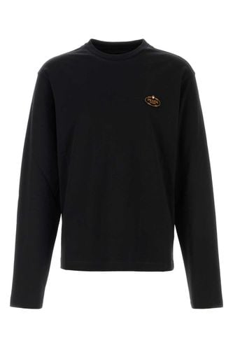 Prada Black Cotton T-shirt - Prada - Modalova